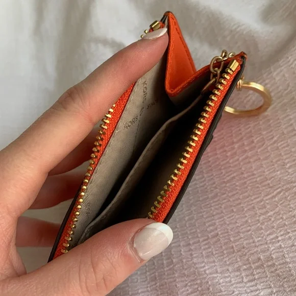 Michael Kors Jet Set Travel Small Top Zip Coin Pouch with ID Holder